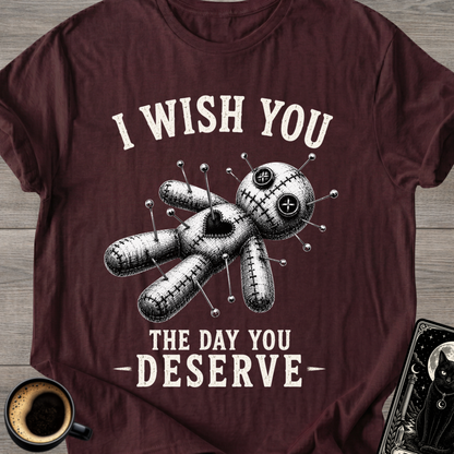 I Wish You Voodoo Doll T‑Shirt