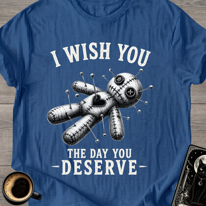 I Wish You Voodoo Doll T‑Shirt