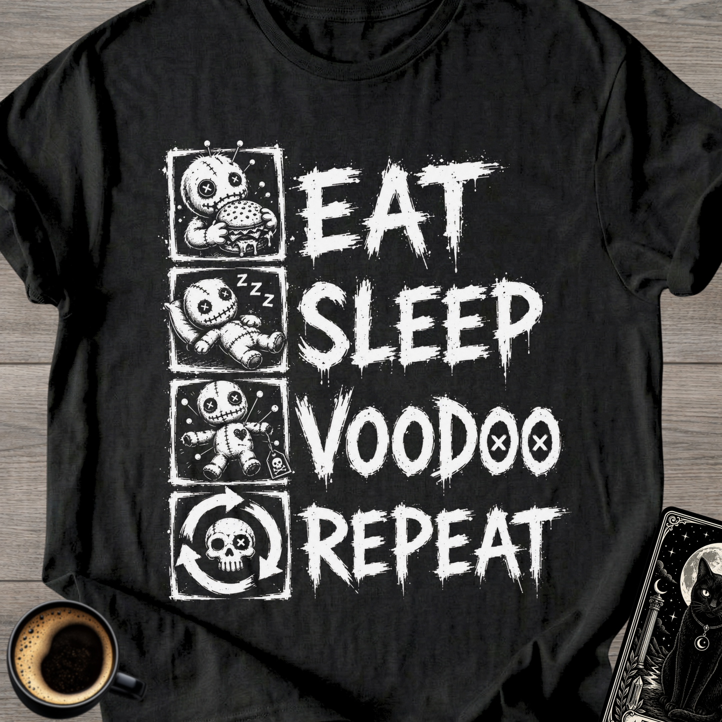 Eat Sleep Voodoo Repeat Humor T-Shirt