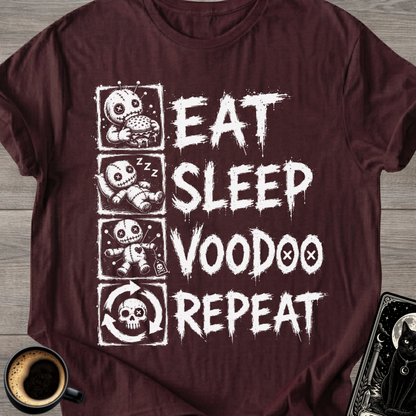 Eat Sleep Voodoo Repeat Humor T-Shirt
