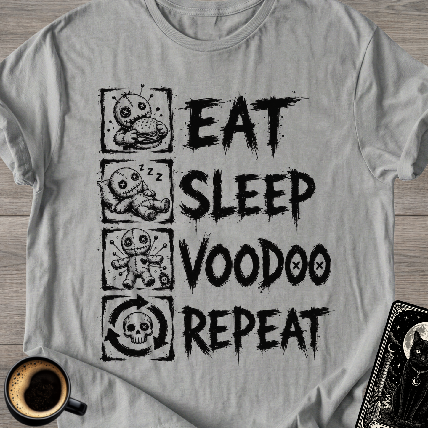 Eat Sleep Voodoo Repeat Funny T-Shirt