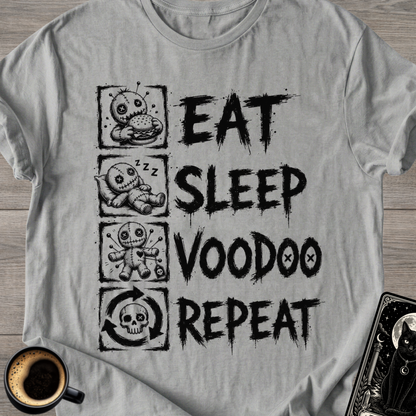 Eat Sleep Voodoo Repeat Funny T-Shirt