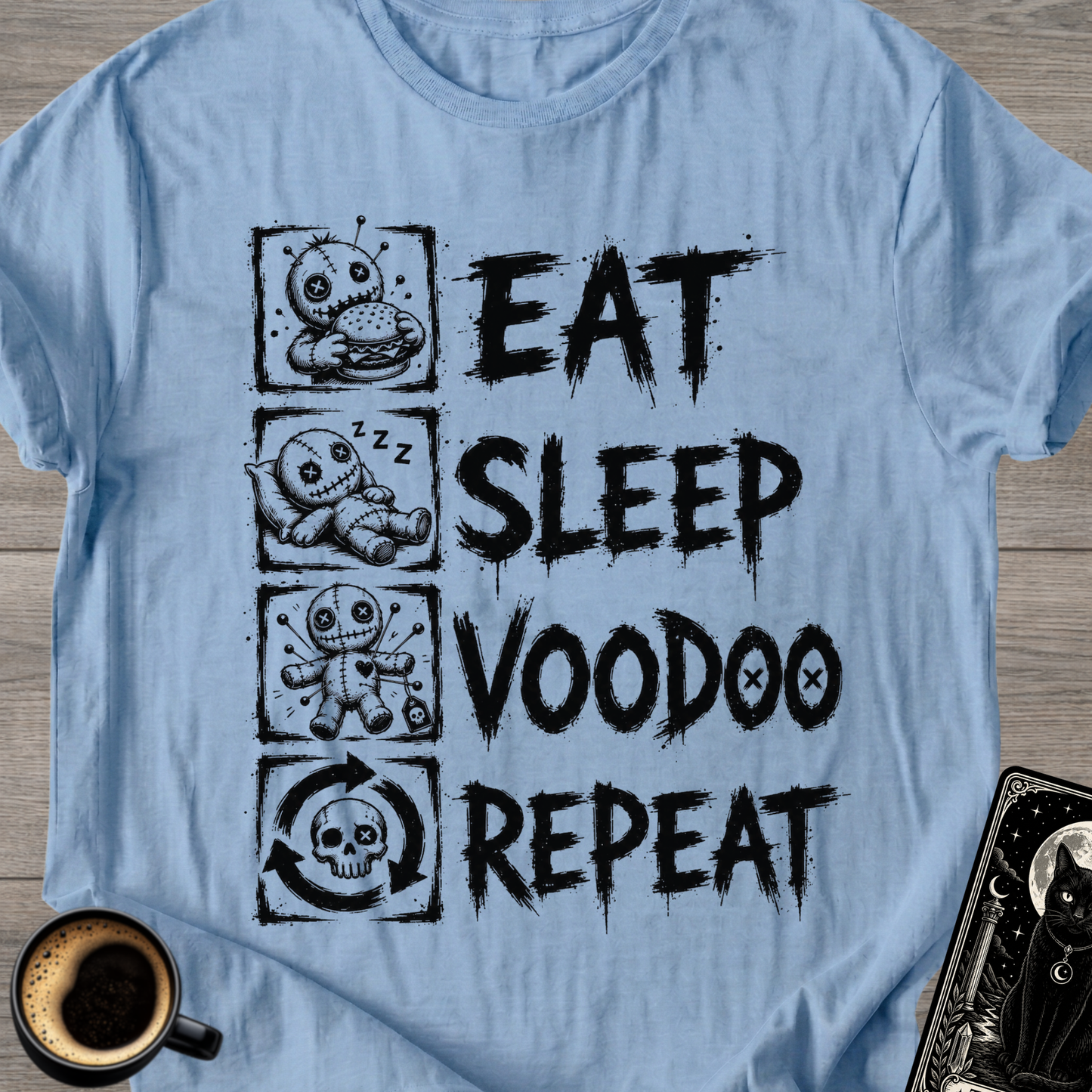 Eat Sleep Voodoo Repeat Funny T-Shirt