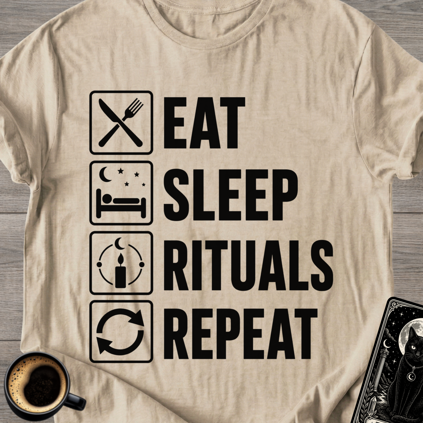 Eat Sleep Rituals Repeat T-Shirt