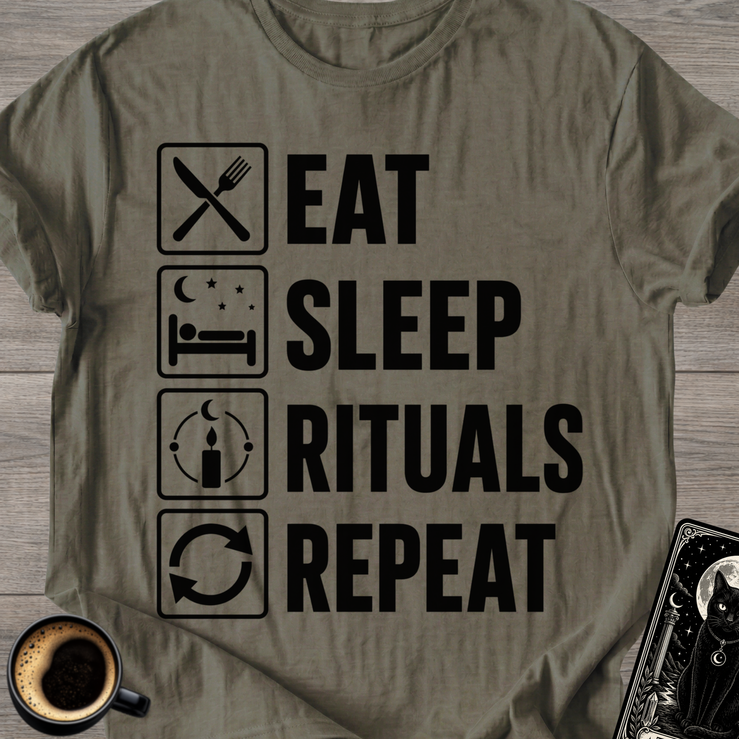 Eat Sleep Rituals Repeat T-Shirt