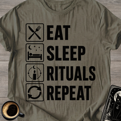 Eat Sleep Rituals Repeat T-Shirt
