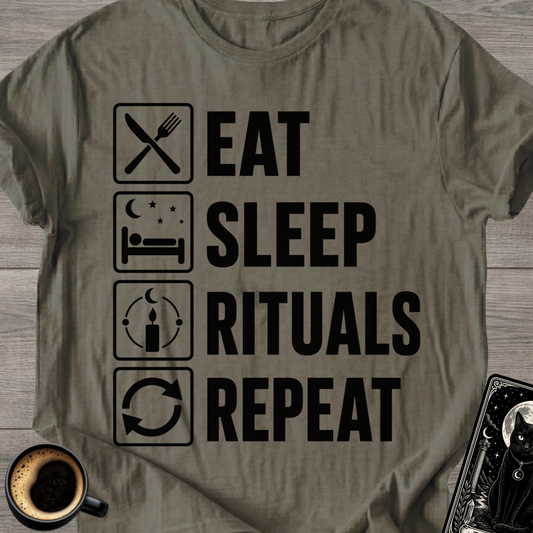 Eat Sleep Rituals Repeat T-Shirt