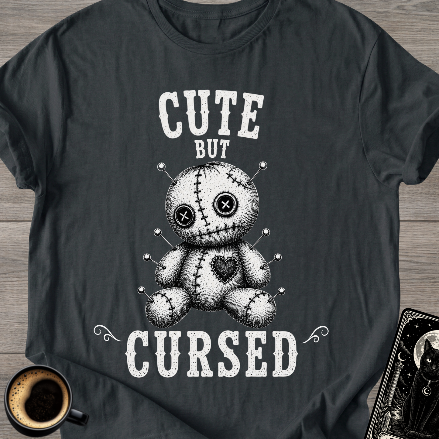 "Cute But Cursed" Voodoo Doll T-Shirt