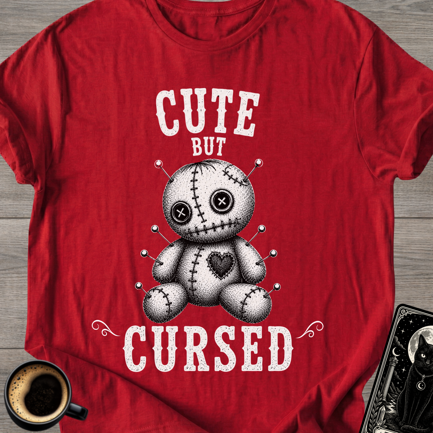 "Cute But Cursed" Voodoo Doll T-Shirt