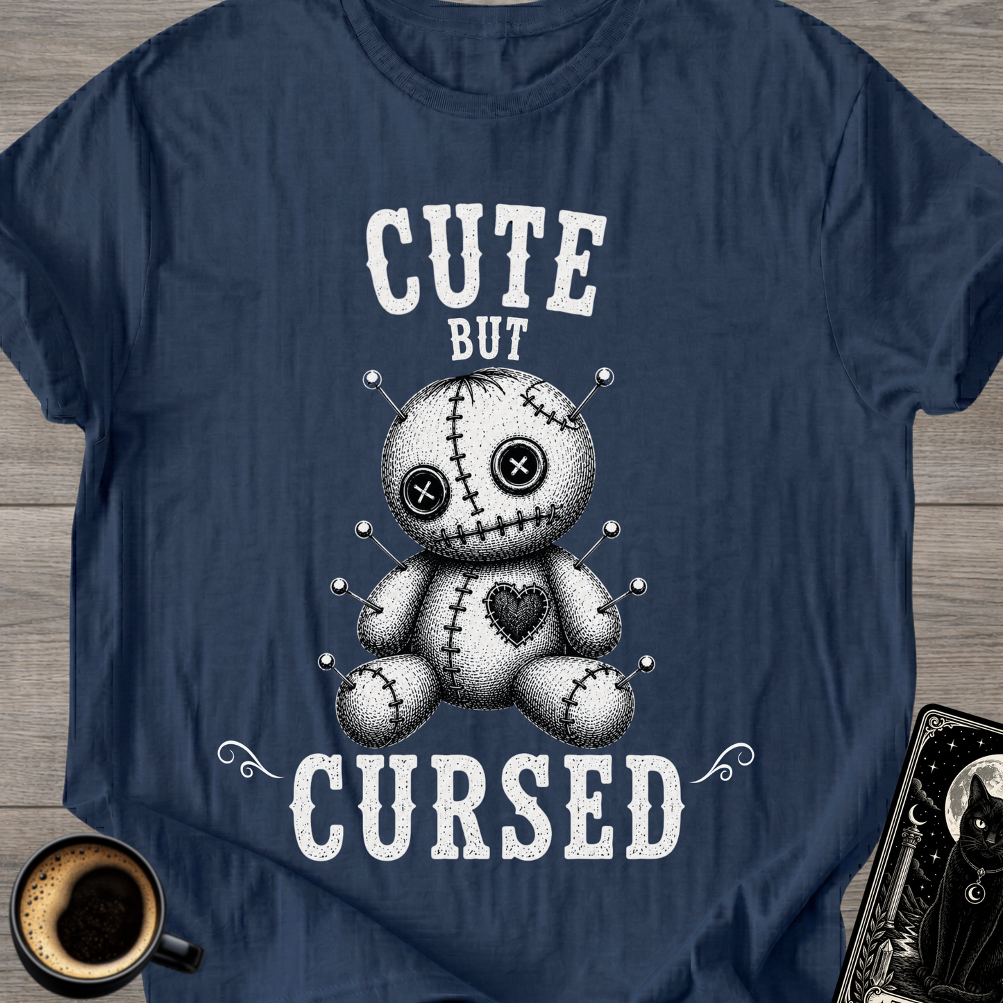 "Cute But Cursed" Voodoo Doll T-Shirt
