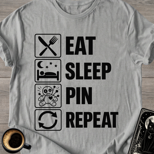 Eat . Sleep . Pin . Repeat T‑Shirt