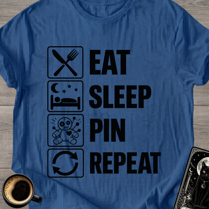 Eat . Sleep . Pin . Repeat T‑Shirt