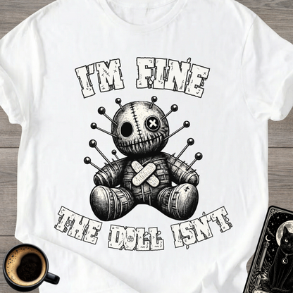 Voodoo Doll "I'm Fine" T-Shirt