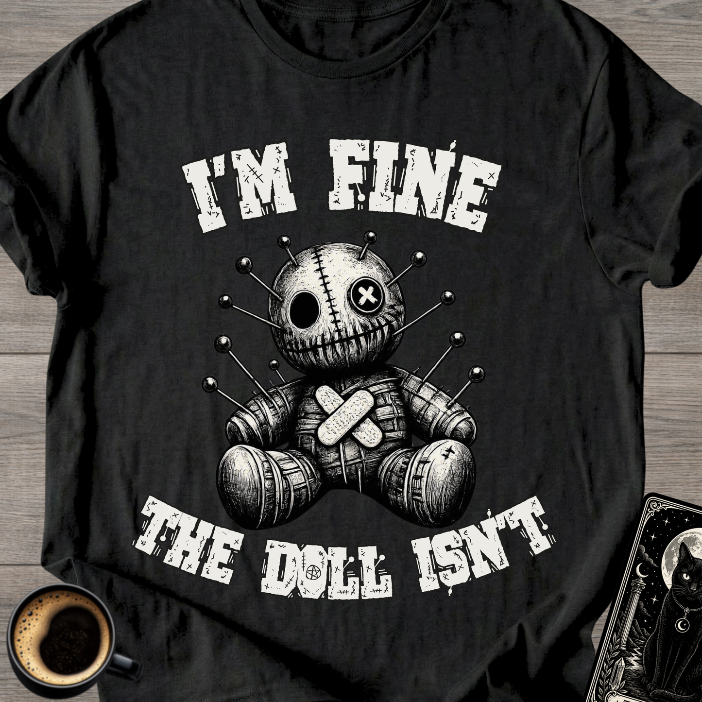 Voodoo Doll "I'm Fine" T-Shirt
