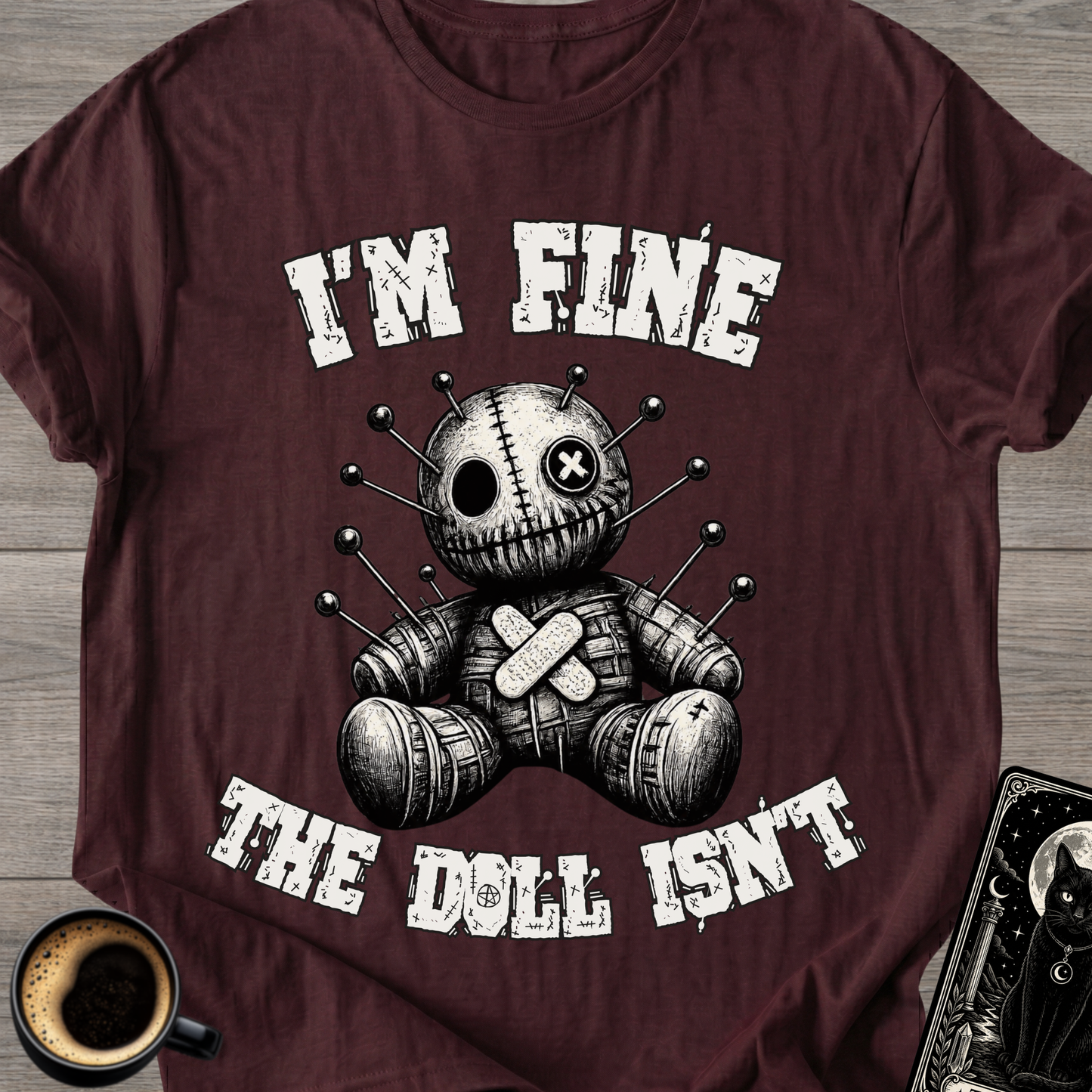 Voodoo Doll "I'm Fine" T-Shirt