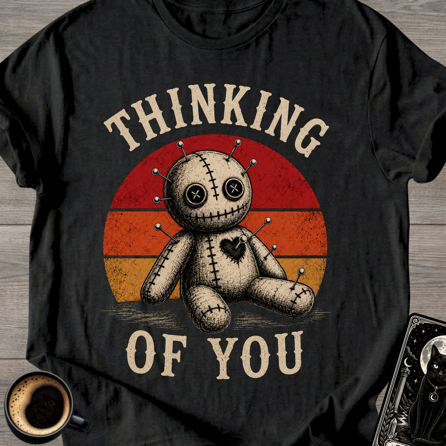 Voodoo Doll "Thinking of You" Humor T-Shirt