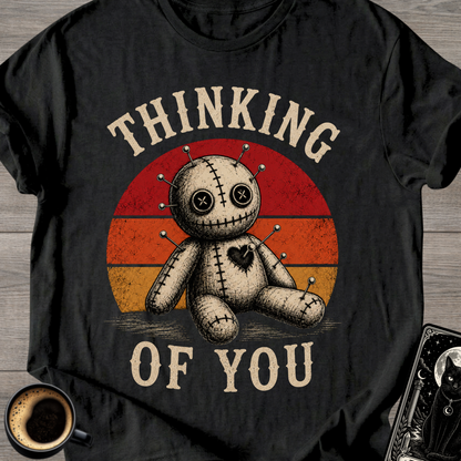 Voodoo Doll "Thinking of You" Humor T-Shirt
