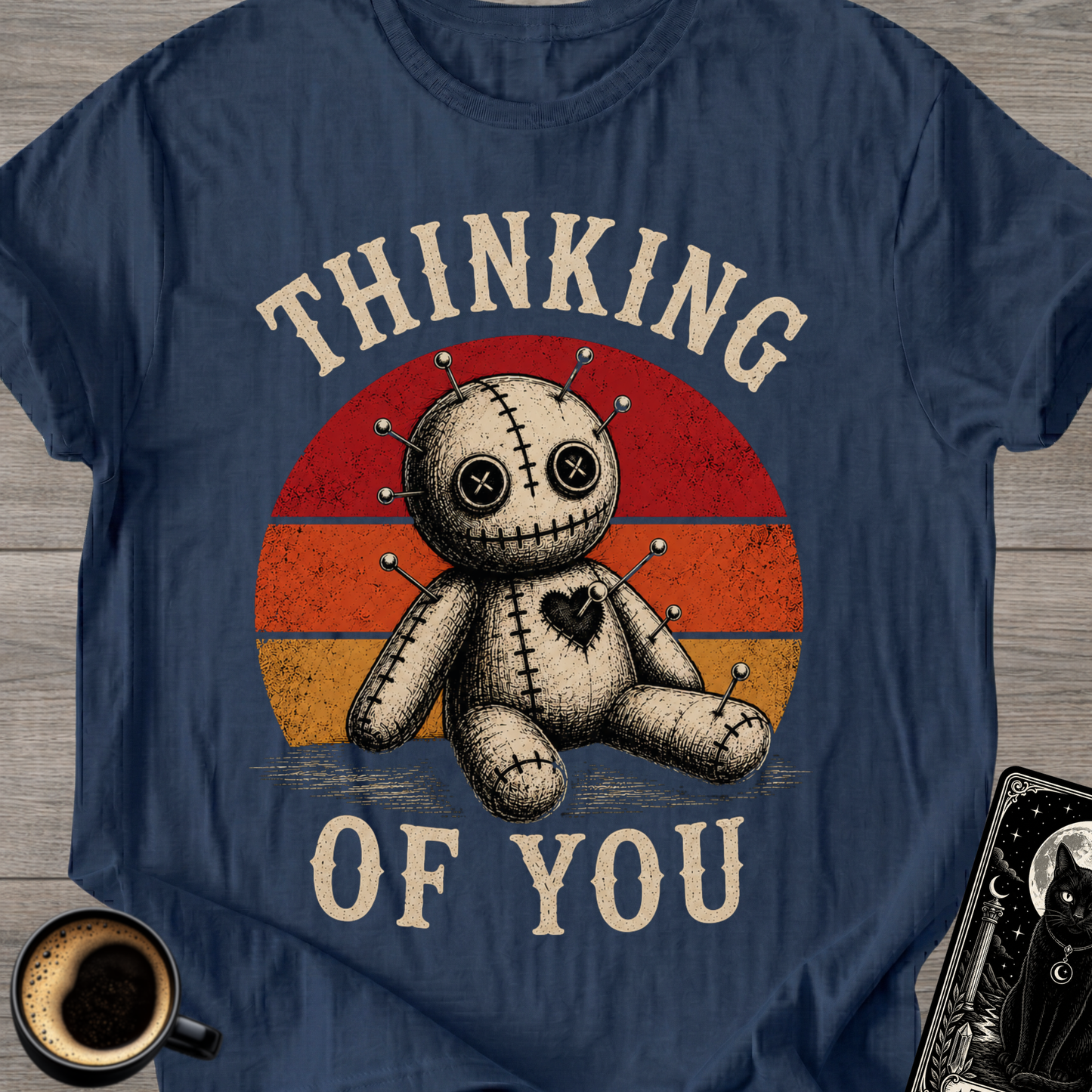 Voodoo Doll "Thinking of You" Humor T-Shirt