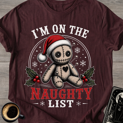 I'm On The Naughty List Voodoo T-Shirt
