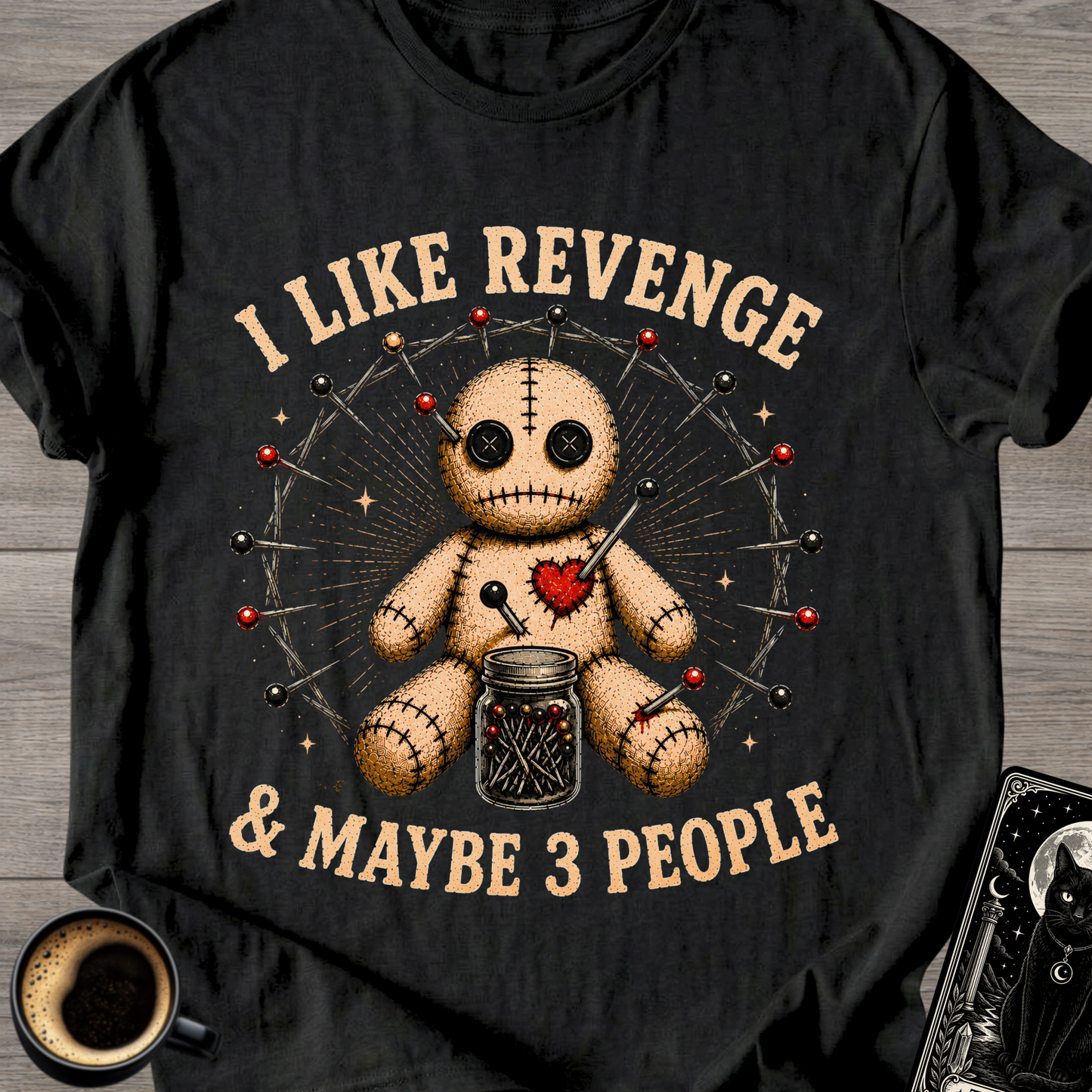 I Like Revenge Voodoo Doll T-Shirt