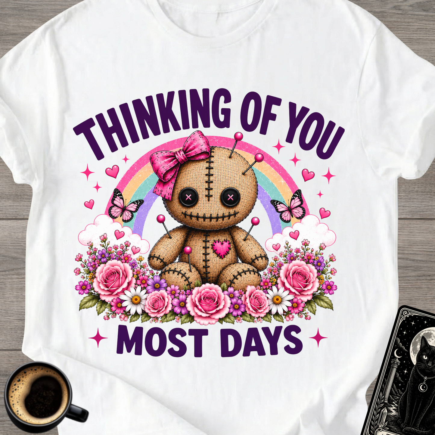 Thinking Of You Cute Voodoo Doll T-Shirt