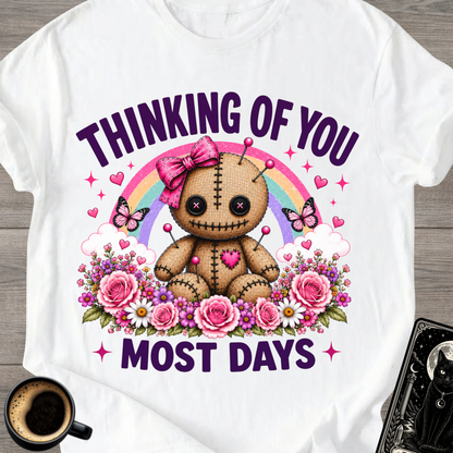 Thinking Of You Cute Voodoo Doll T-Shirt