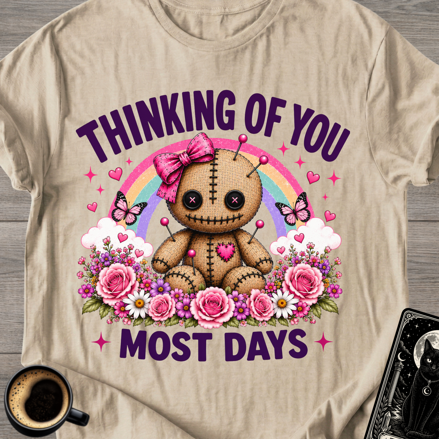 Thinking Of You Cute Voodoo Doll T-Shirt
