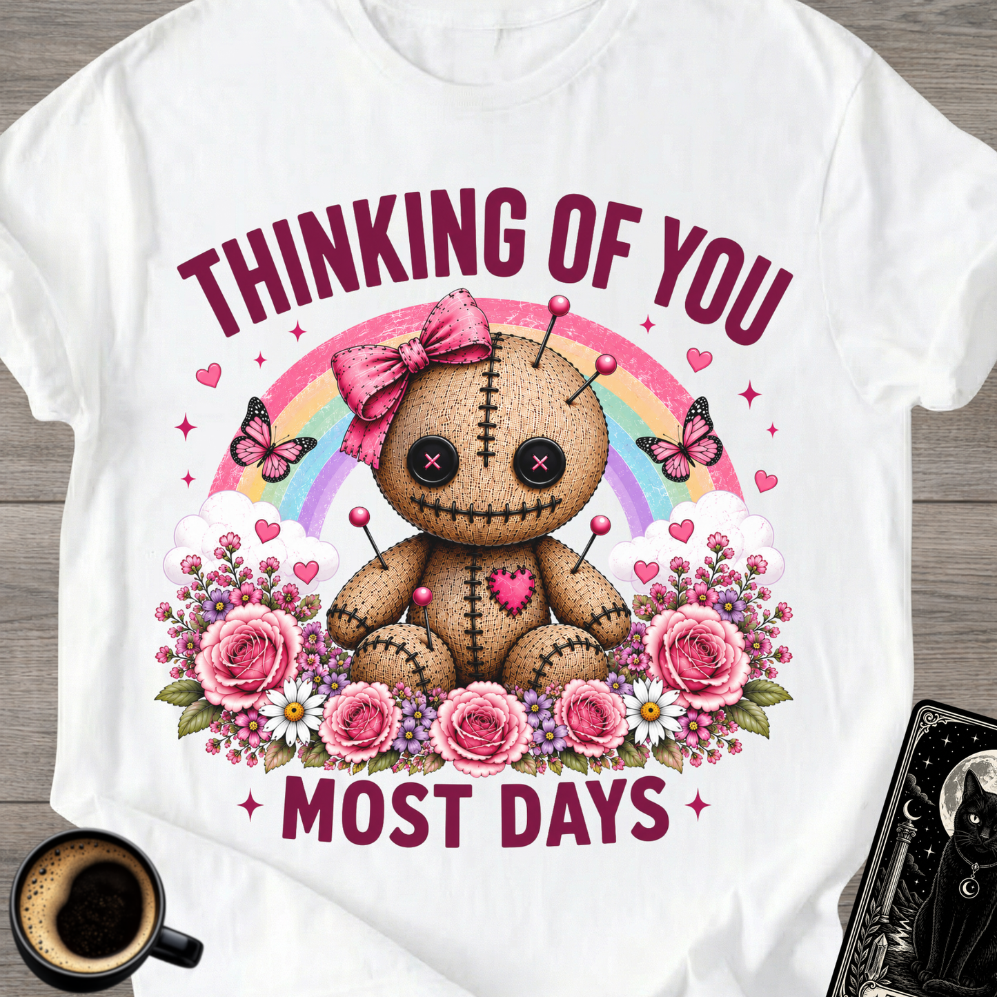 Thinking of You Cute Voodoo Doll T-Shirt