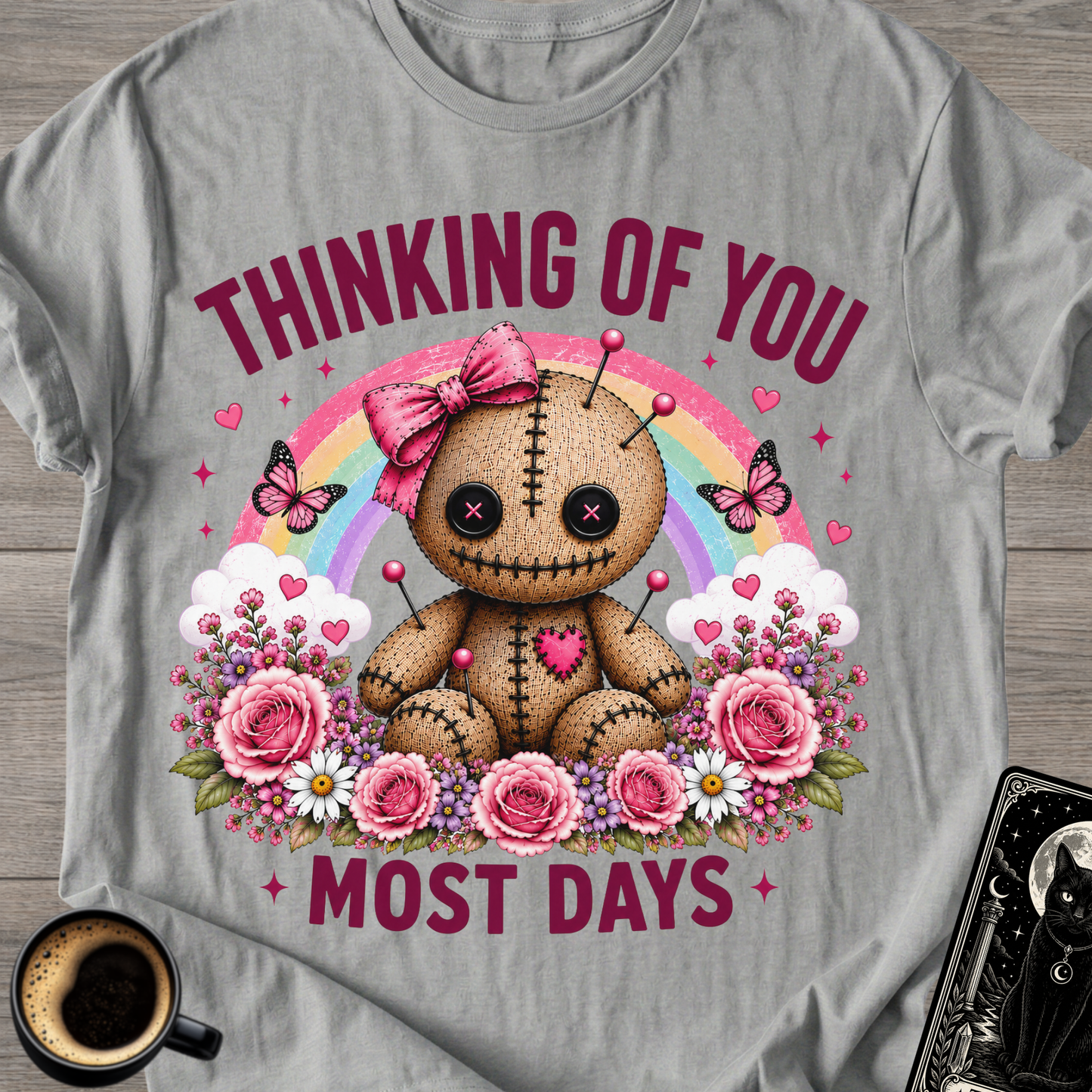 Thinking of You Cute Voodoo Doll T-Shirt