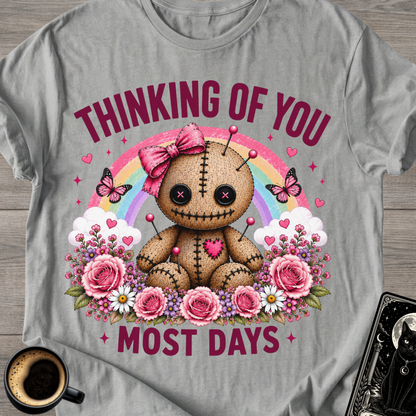 Thinking of You Cute Voodoo Doll T-Shirt