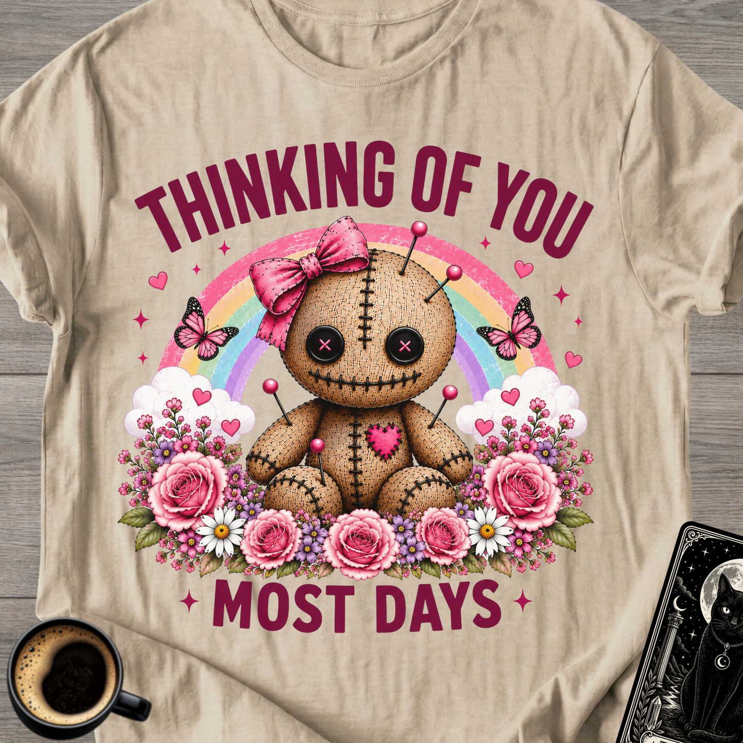Thinking of You Cute Voodoo Doll T-Shirt