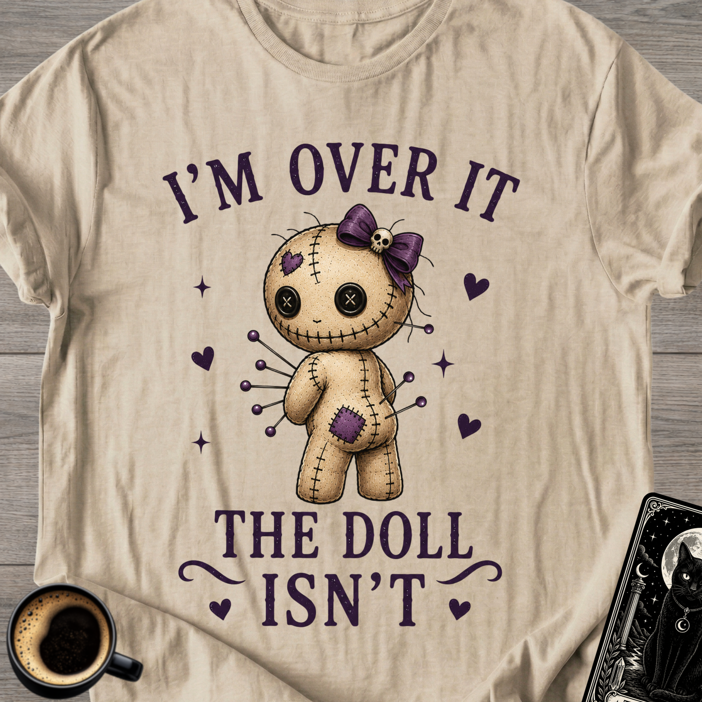I'm Over It Cute Voodoo Doll T‑Shirt