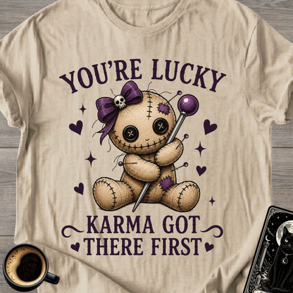 Karma Got There First Cute Voodoo T-Shirt
