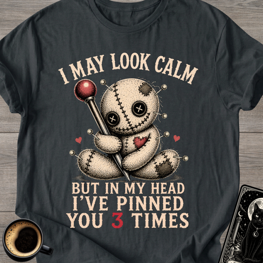 Pinned You 3 Times Voodoo T-Shirt