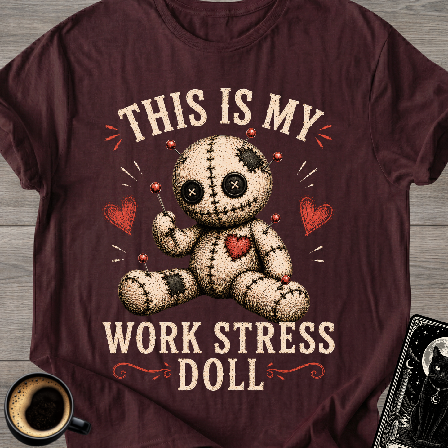 This Is My Work Stress Doll T-Shirt