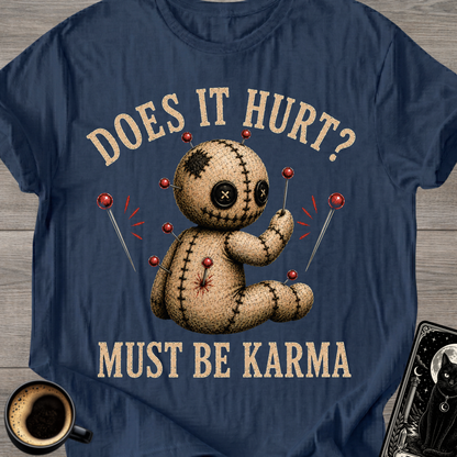 Does It Hurt? Voodoo Doll - T-Shirt
