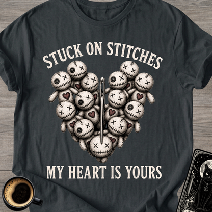 Stuck on Stitches Heart T-Shirt