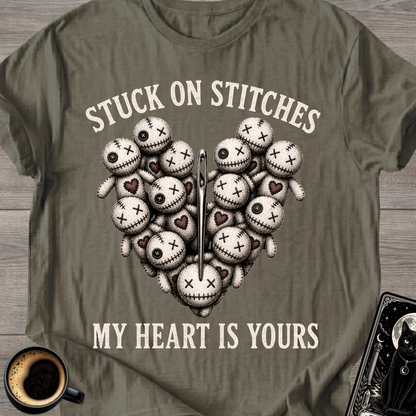Stuck on Stitches Heart T-Shirt