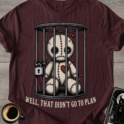 Voodoo Doll Behind Bars T‑Shirt