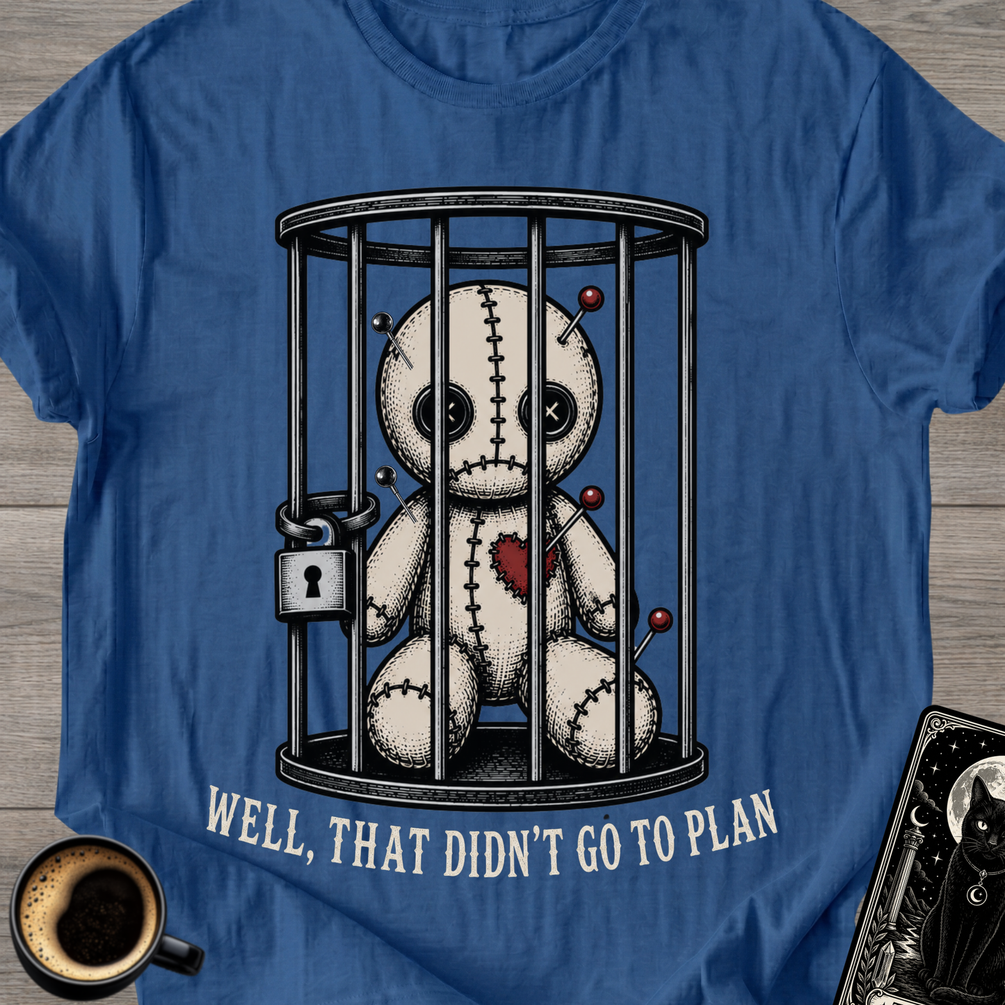 Voodoo Doll Behind Bars T‑Shirt