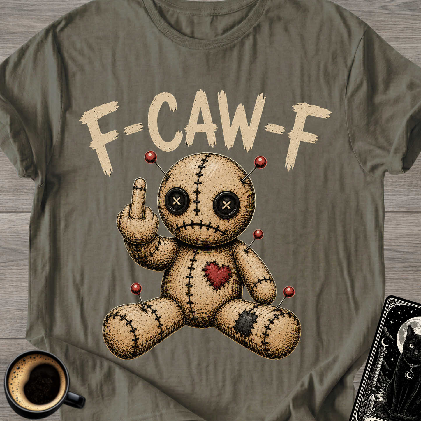 F-CAW-F Voodoo Doll T-Shirt