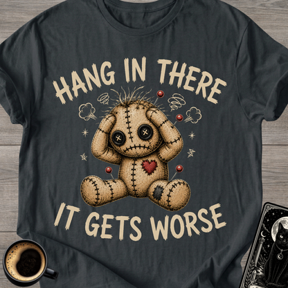 Hang In There Voodoo Doll T-Shirt