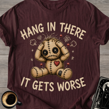 Hang In There Voodoo Doll T-Shirt