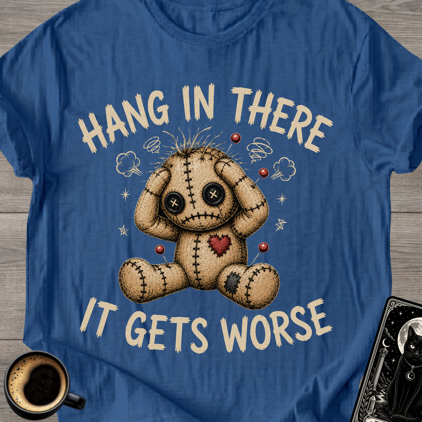 Hang In There Voodoo Doll T-Shirt