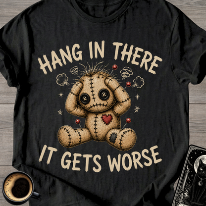 Hang In There Voodoo Doll T-Shirt
