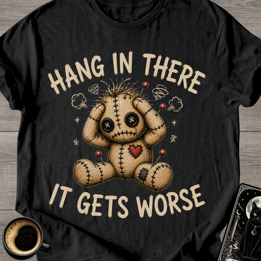 Hang In There Voodoo Doll T-Shirt