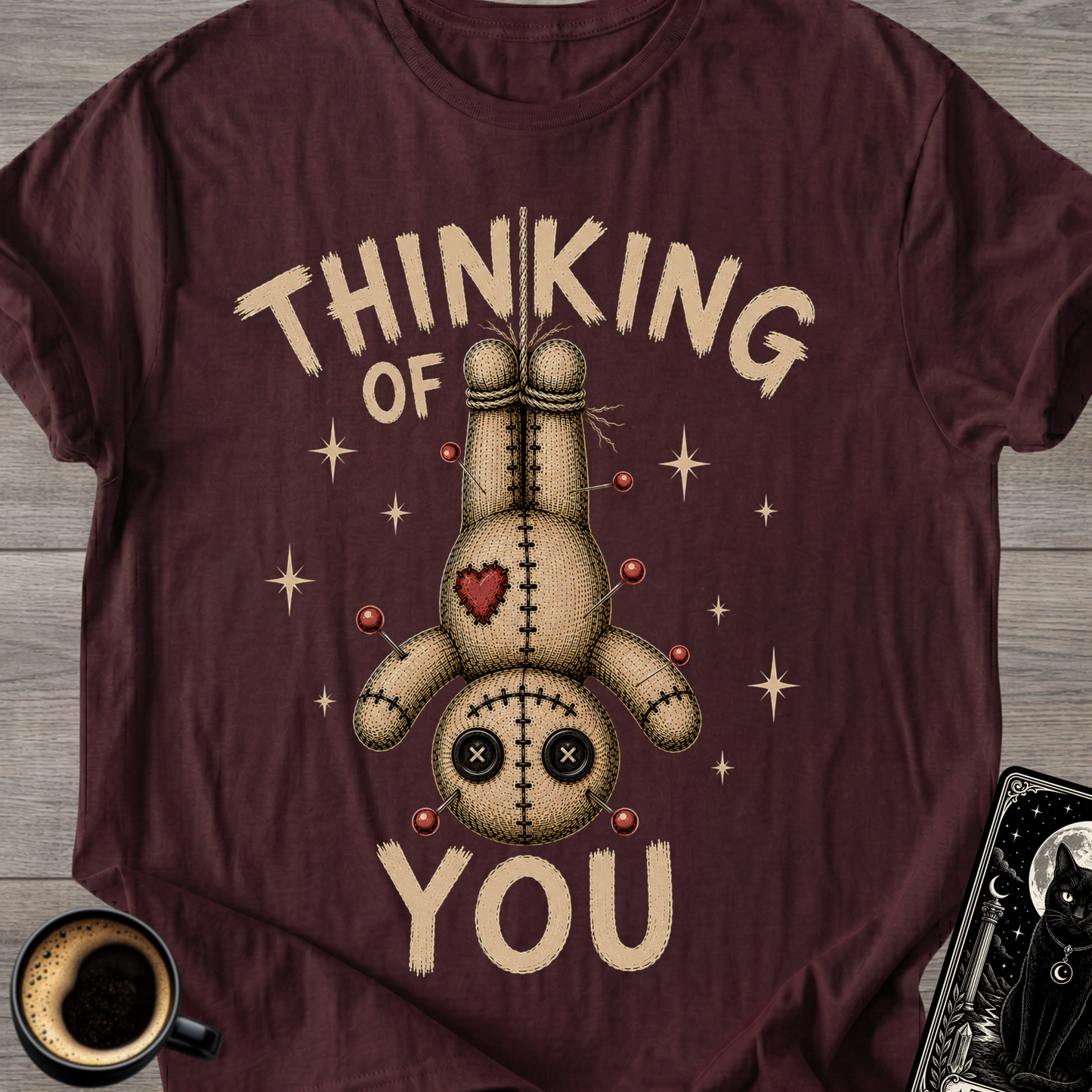 Upside Down Voodoo Doll T‑Shirt