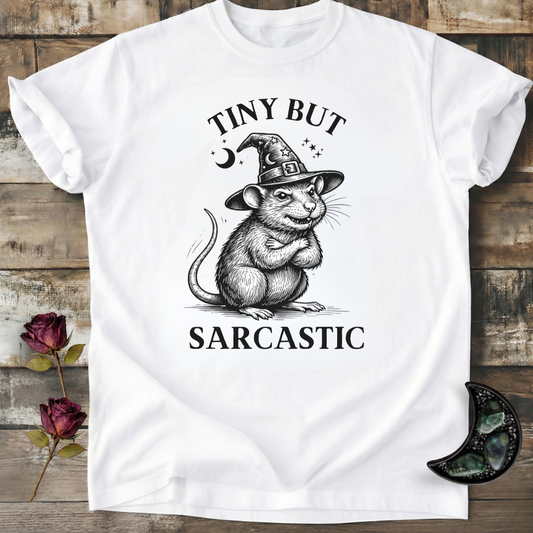 Tiny But Sarcastic Cute Rat T-Shirt
